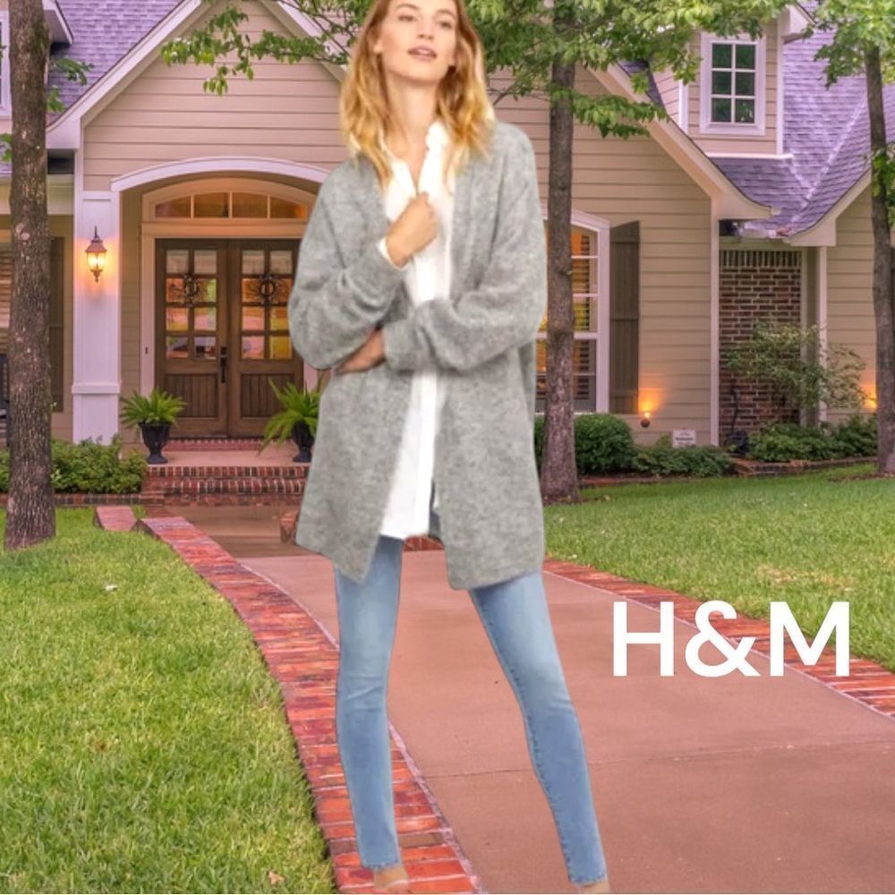 H&M faded look stretchy pull on skinny jeans